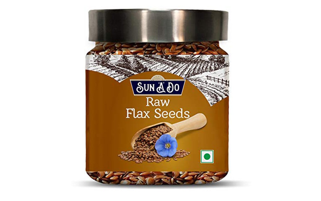 Sun A Do Raw Flax Seeds   Jar  200 grams